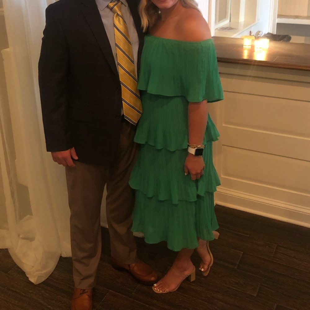 Green Tiered Dress from Vici